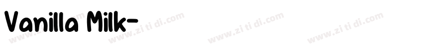 Vanilla Milk字体转换